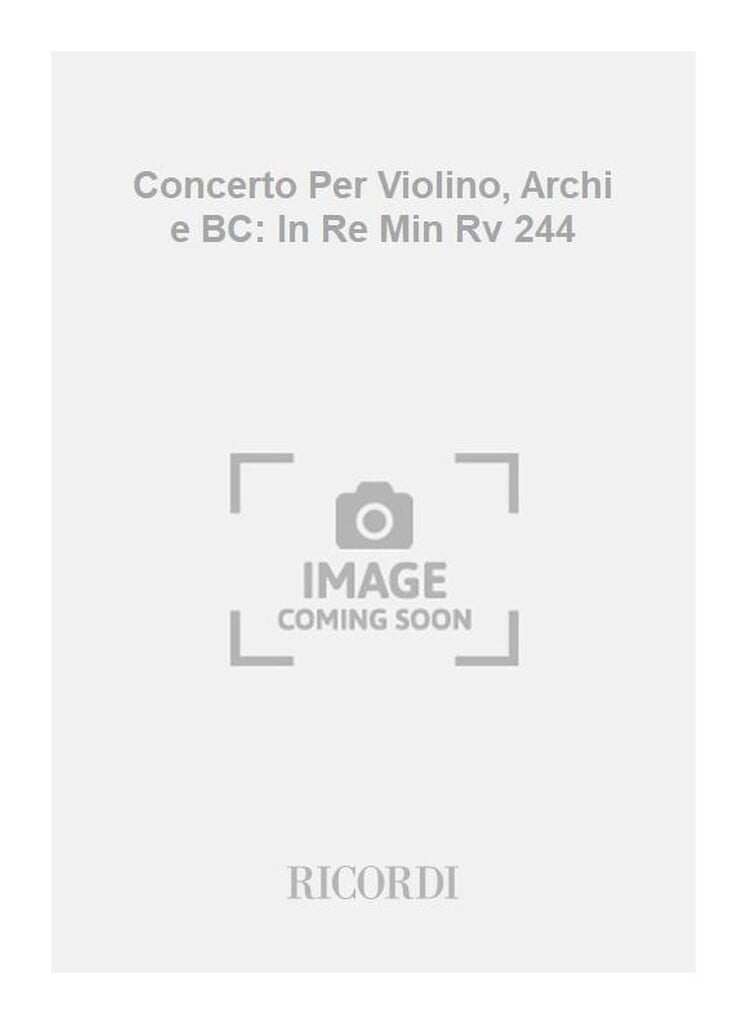 Concerti Per Vl., Archi E B.C.: